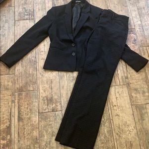 Express navy blazer and pant